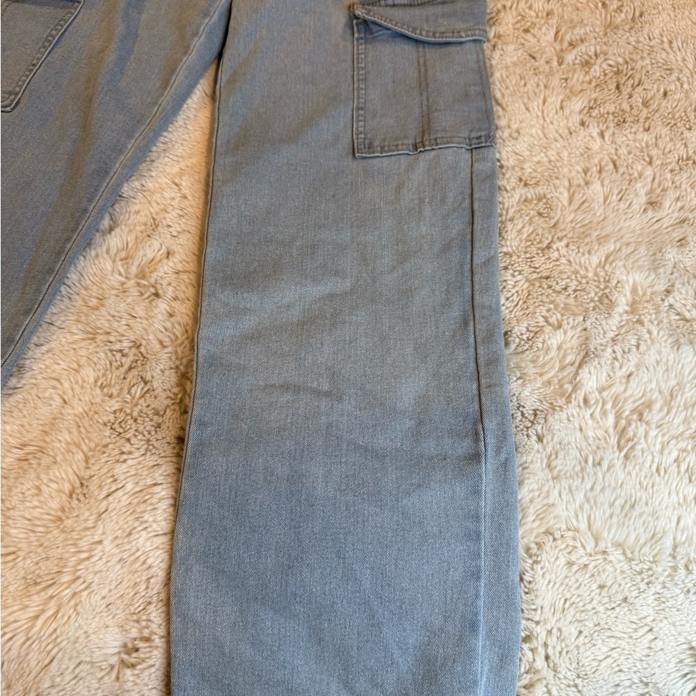No Boundaries Light Blue Cargo Pants - Picture 8 of 9